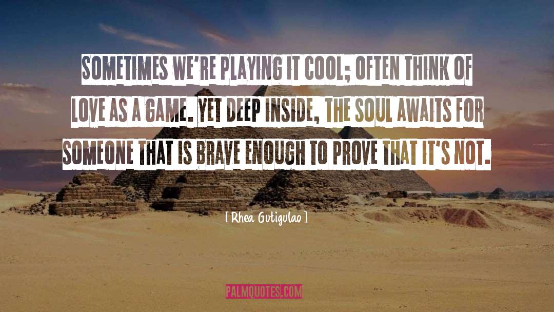 Playing It Cool quotes by Rhea Gutigulao