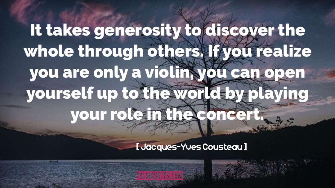 Playing Jazz quotes by Jacques-Yves Cousteau