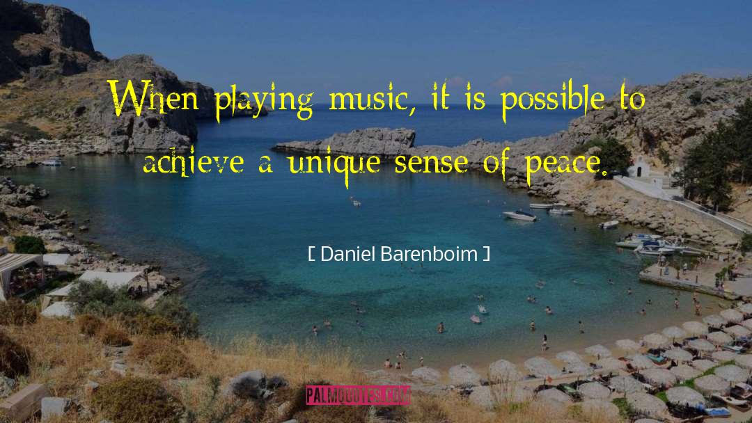 Playing Music quotes by Daniel Barenboim