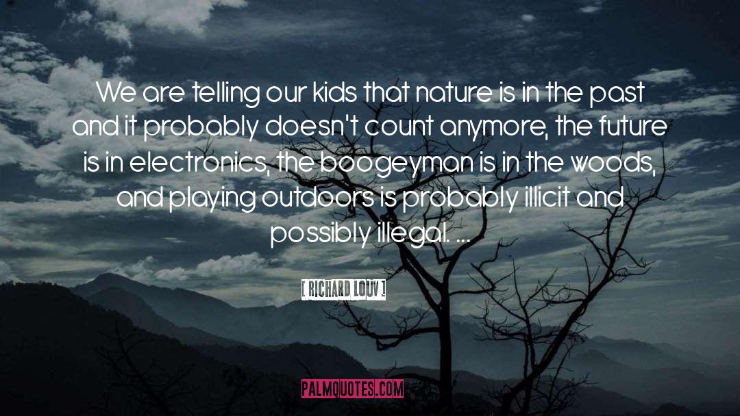 Playing Outdoors quotes by Richard Louv