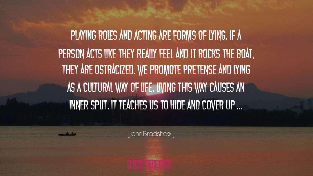 Playing Roles quotes by John Bradshaw