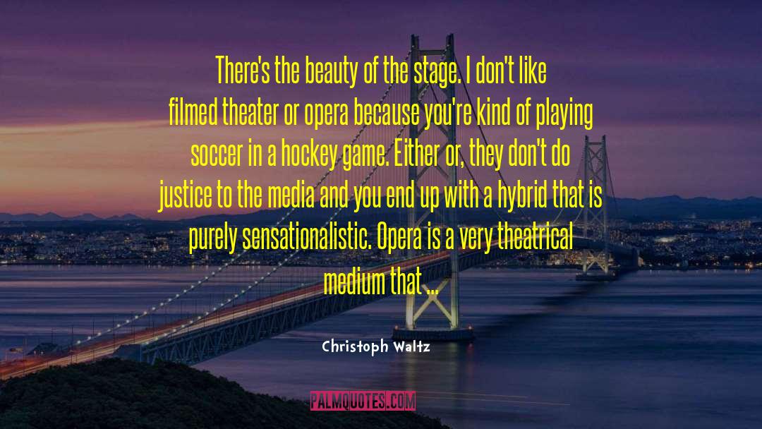 Playing Soccer quotes by Christoph Waltz