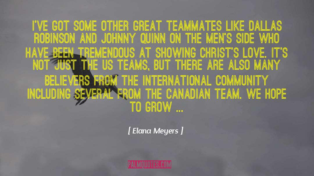 Playing Sports quotes by Elana Meyers