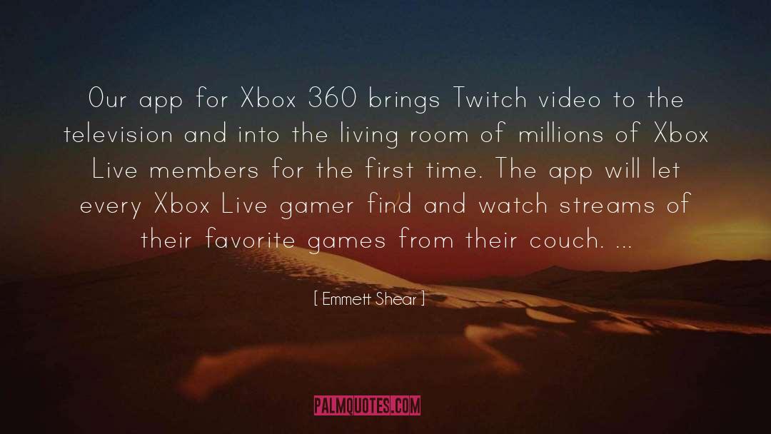 Playing Video Games quotes by Emmett Shear