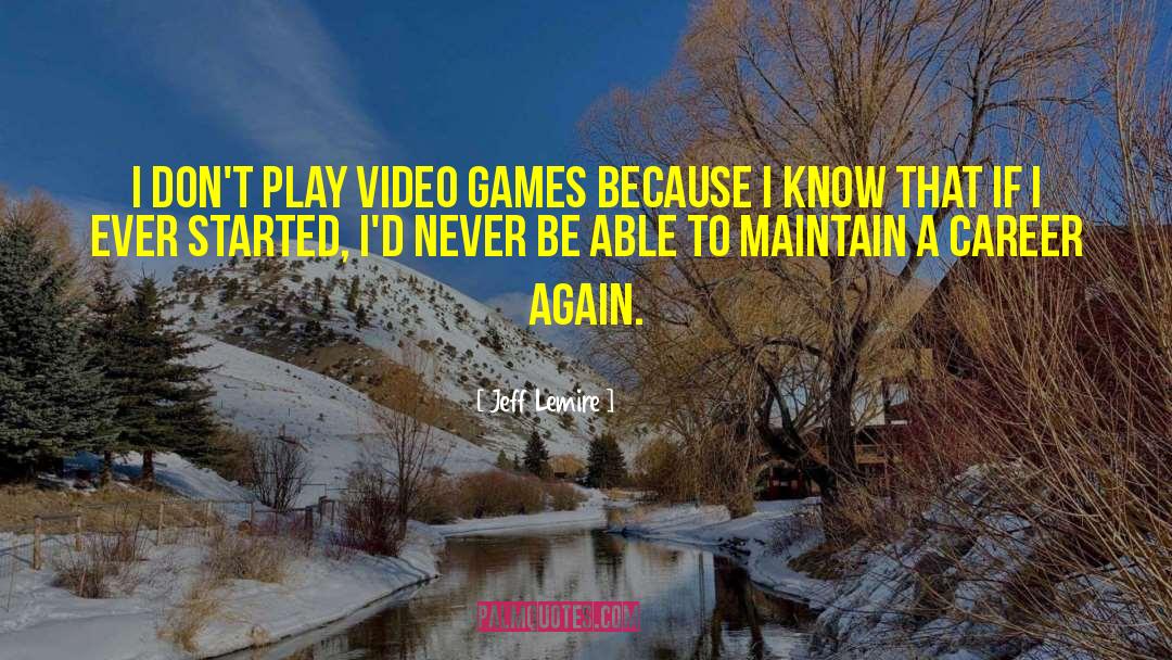 Playing Video Games quotes by Jeff Lemire