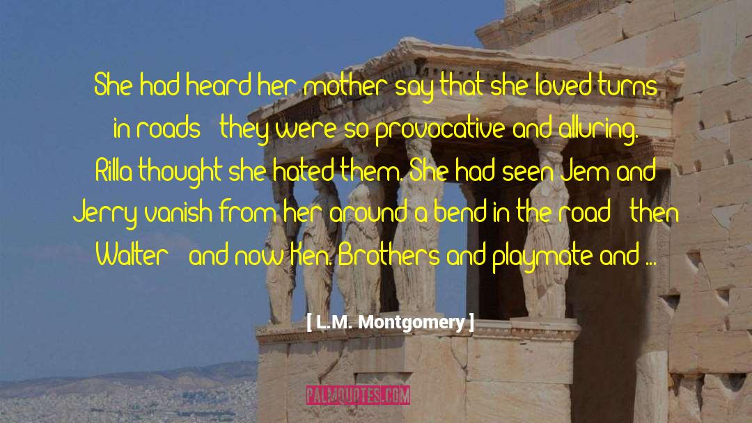 Playmate quotes by L.M. Montgomery