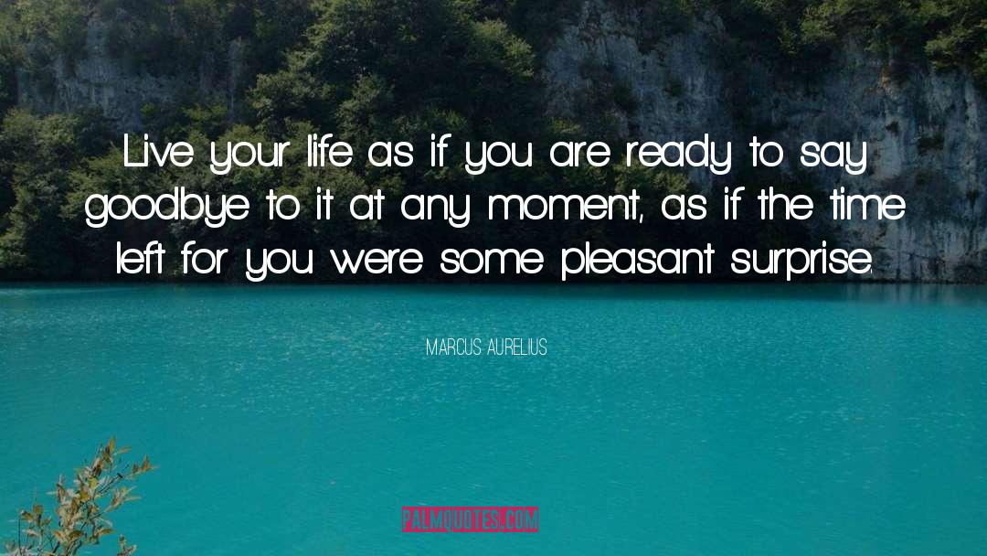 Pleasant Surprise quotes by Marcus Aurelius