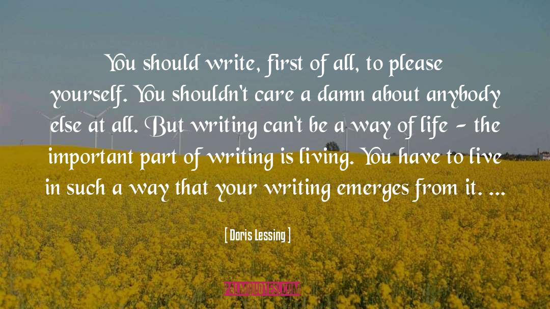 Please Yourself quotes by Doris Lessing