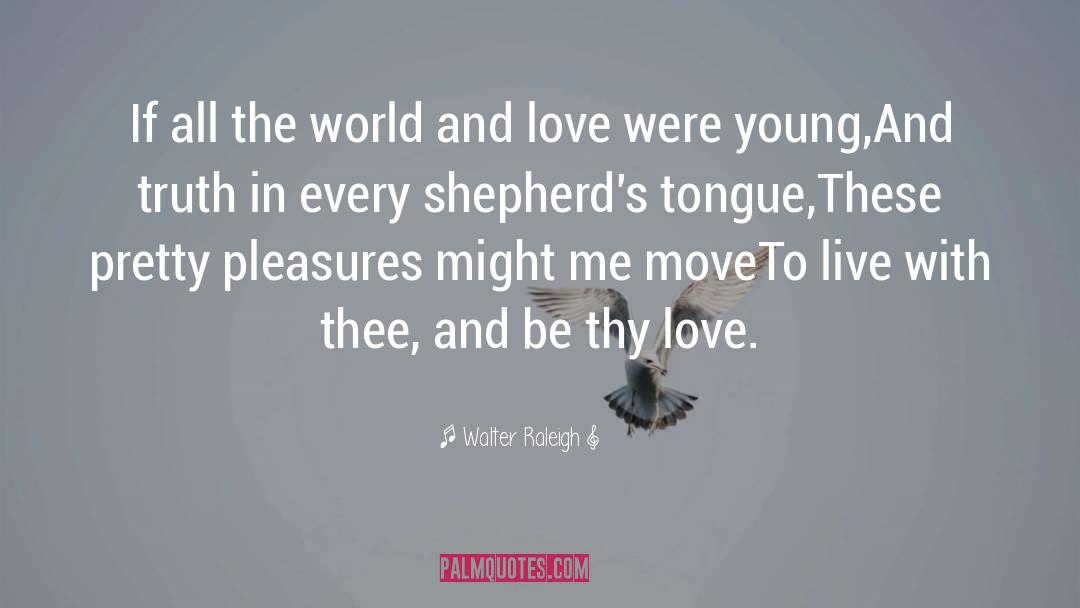 Pleasure Love quotes by Walter Raleigh
