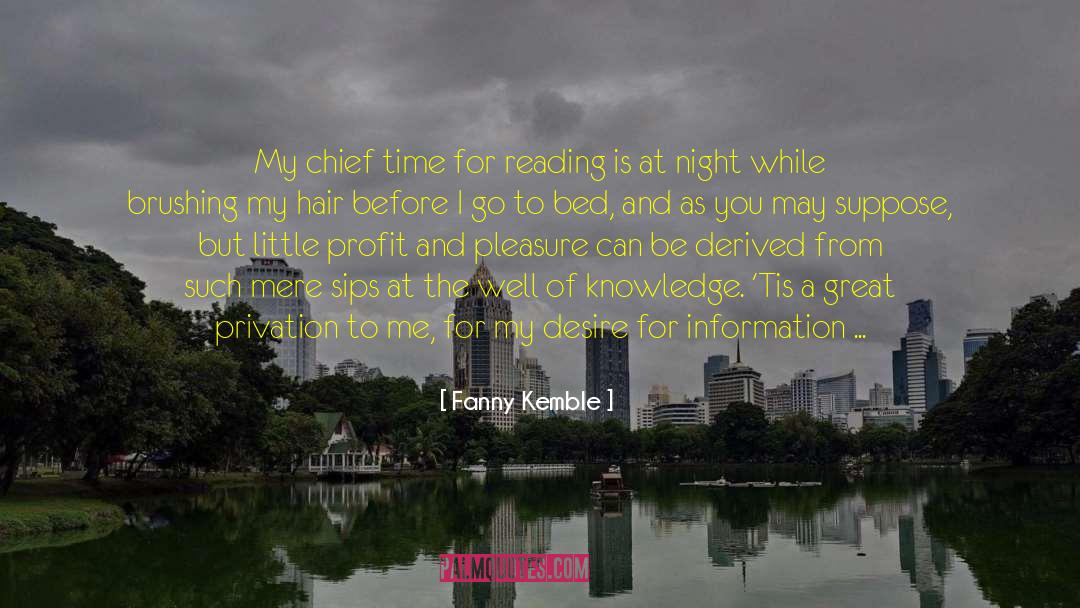 Pleasure Of Living quotes by Fanny Kemble