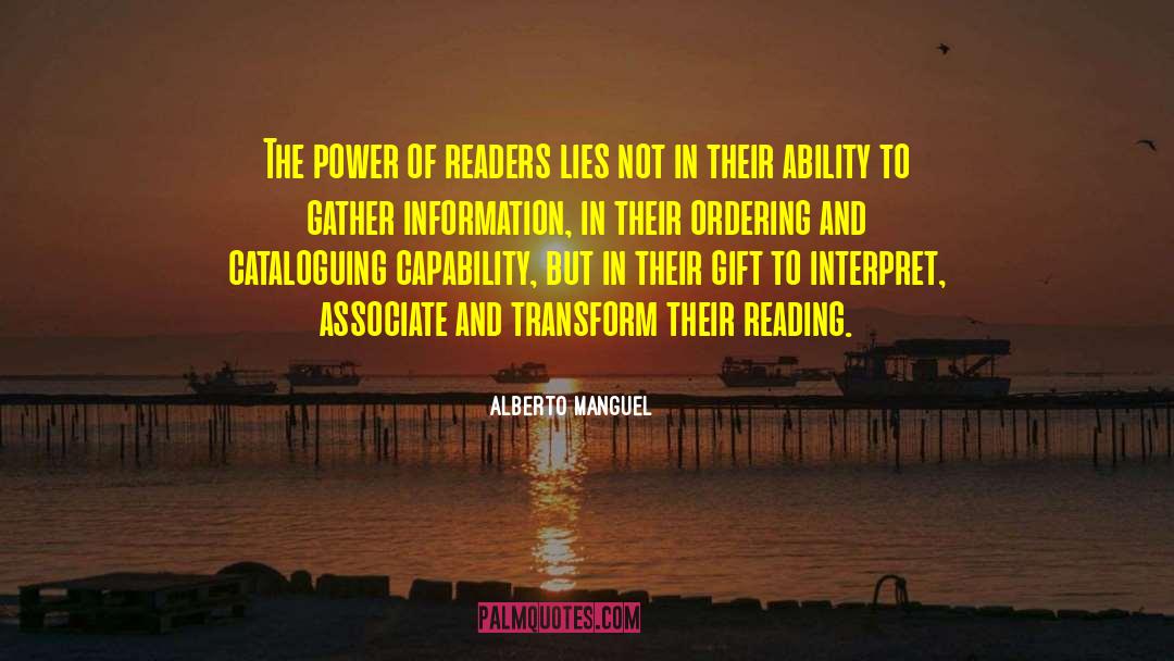 Pleasure Of Reading quotes by Alberto Manguel