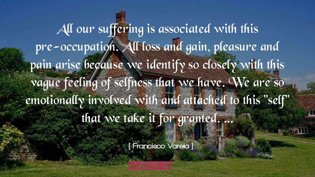 Pleasure Pain quotes by Francisco Varela