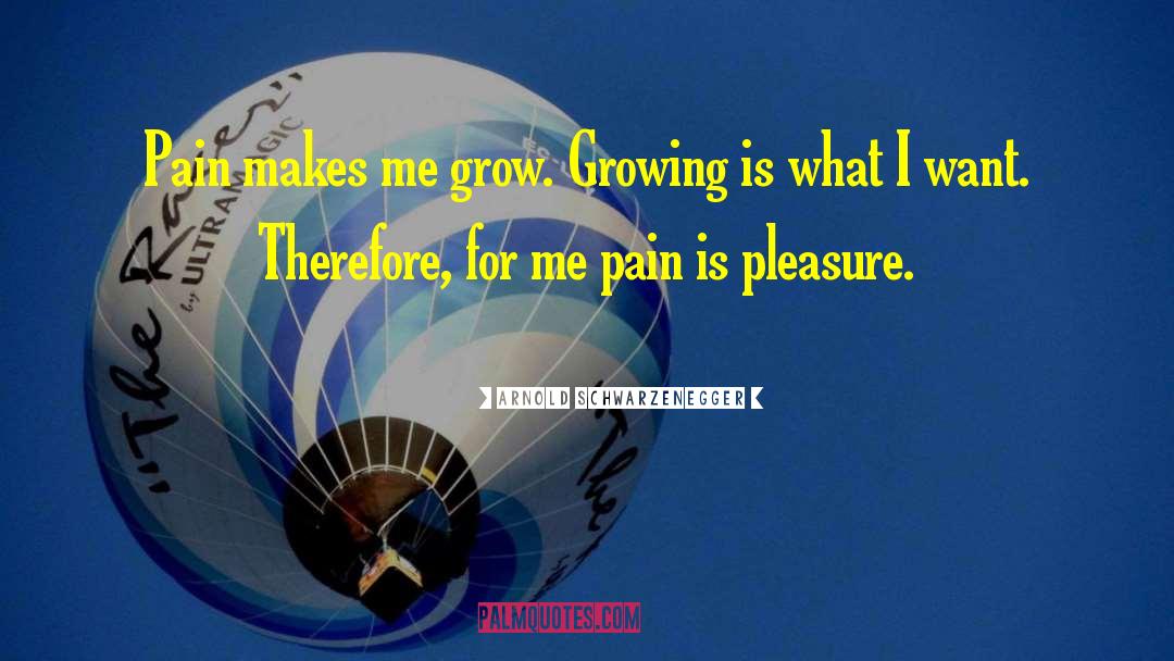 Pleasure Pain quotes by Arnold Schwarzenegger