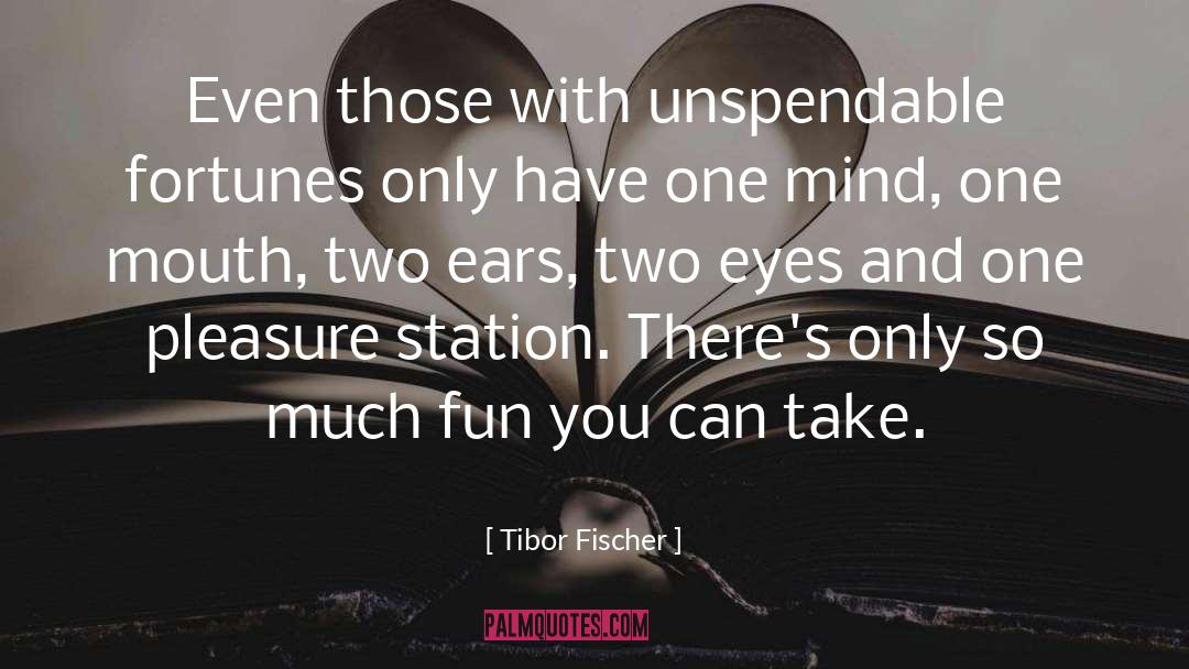 Pleasures quotes by Tibor Fischer