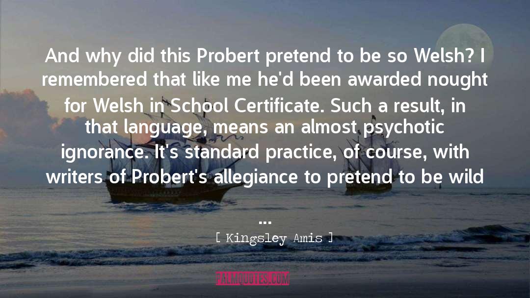 Pledge Of Allegiance quotes by Kingsley Amis