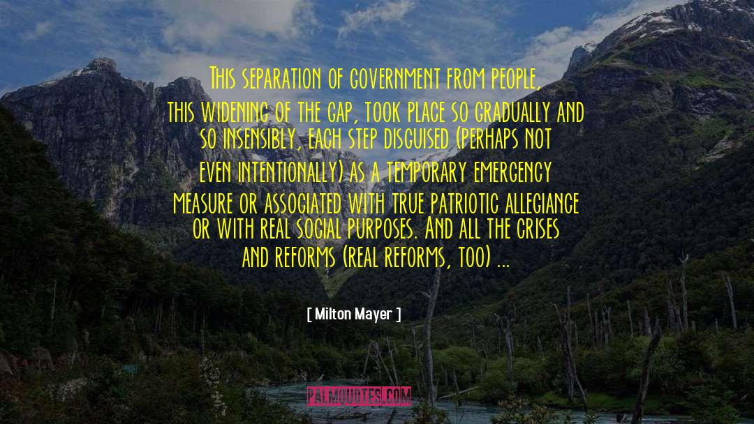 Pledge Of Allegiance quotes by Milton Mayer