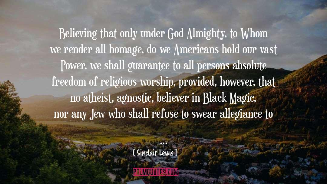 Pledge quotes by Sinclair Lewis