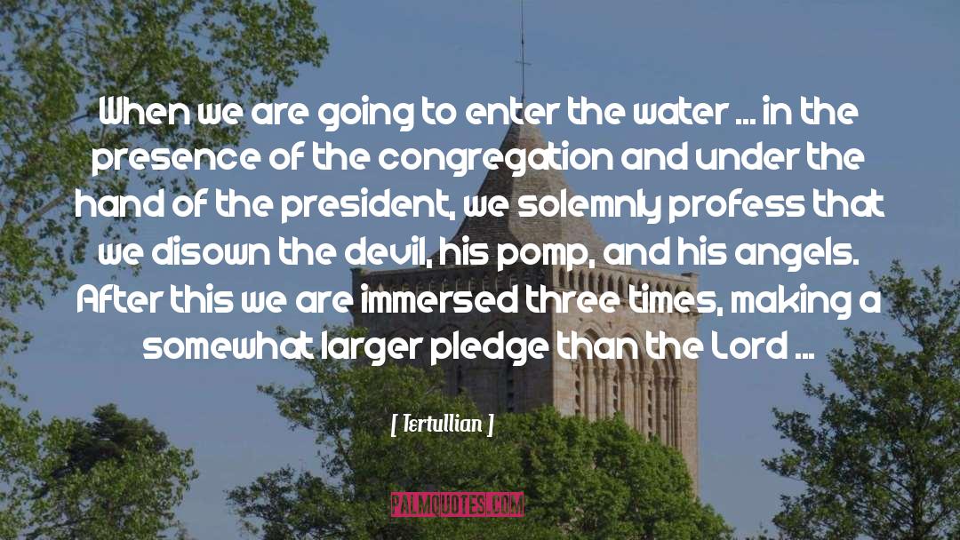 Pledge quotes by Tertullian