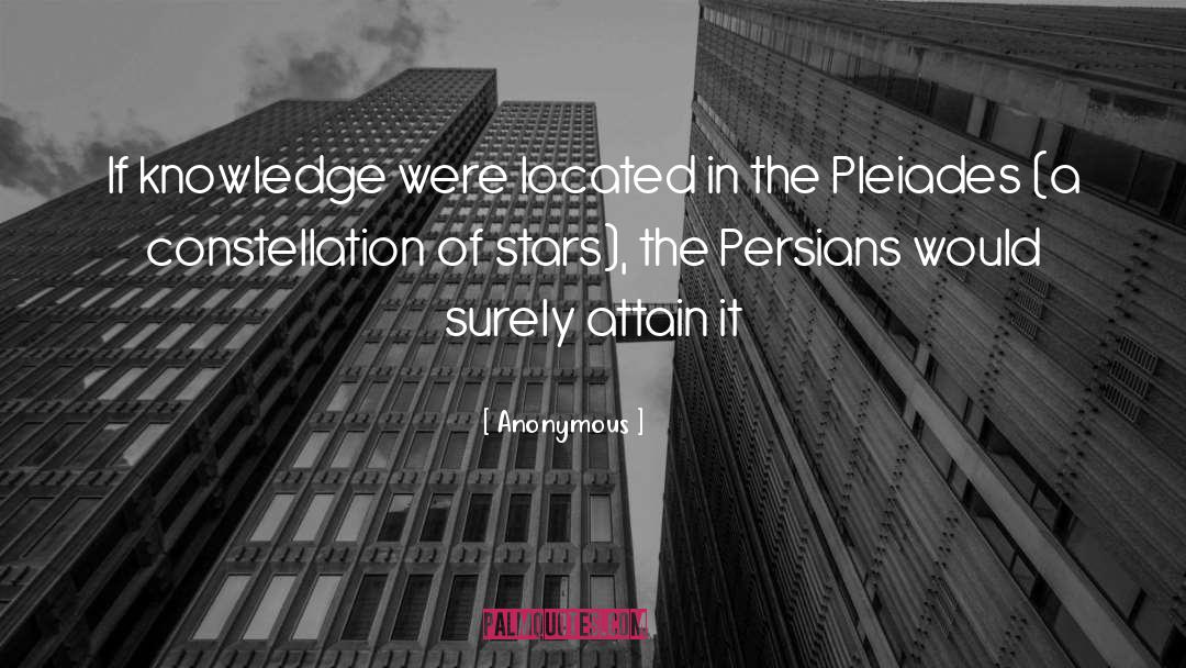 Pleiades quotes by Anonymous