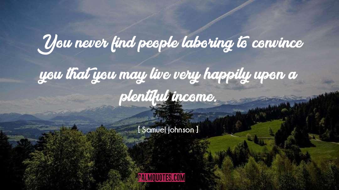 Plentiful quotes by Samuel Johnson