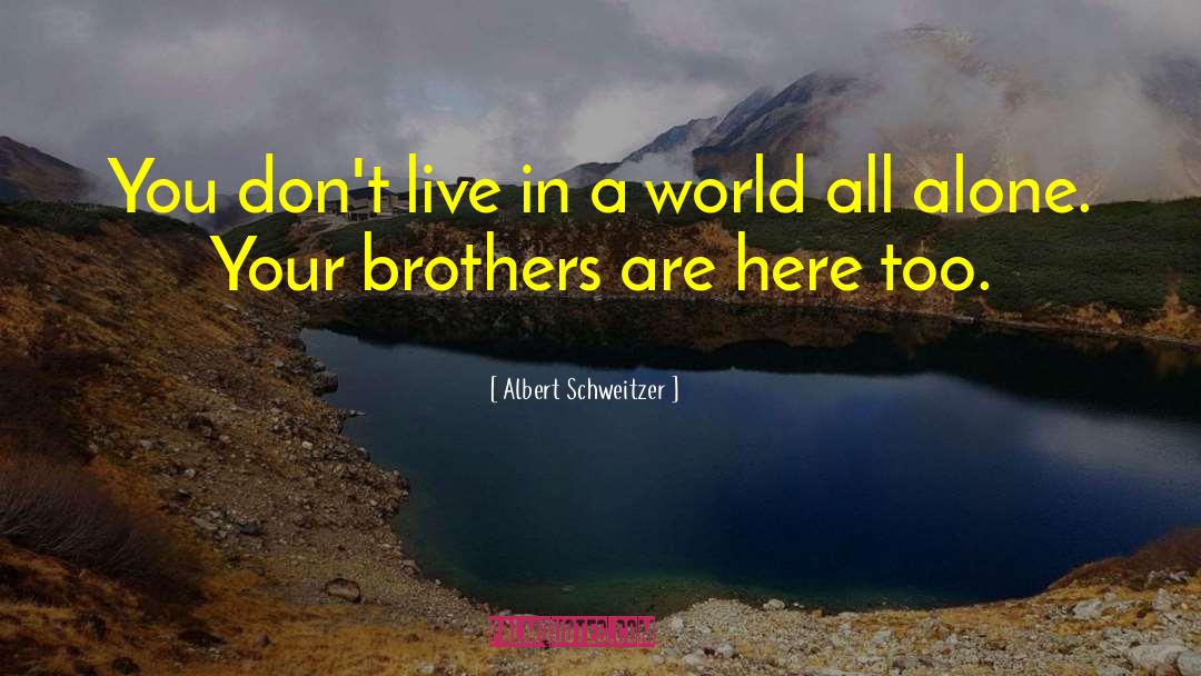 Plenty World quotes by Albert Schweitzer