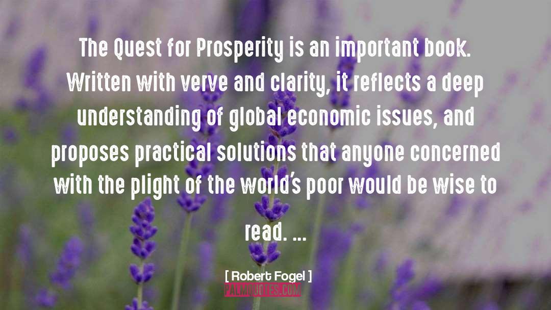 Plight quotes by Robert Fogel