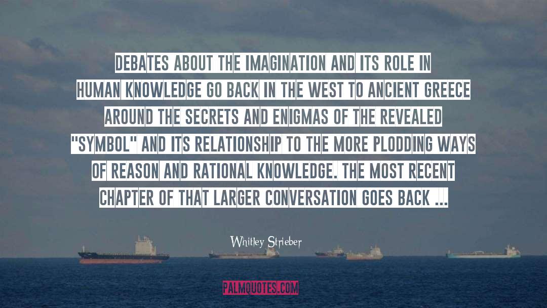 Plodding quotes by Whitley Strieber