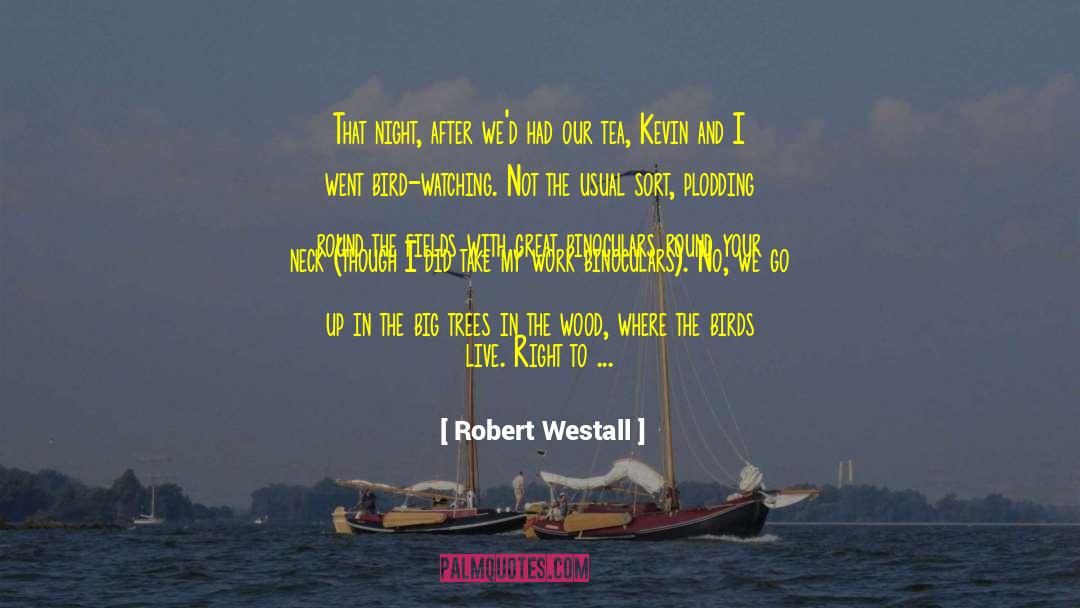 Plodding quotes by Robert Westall