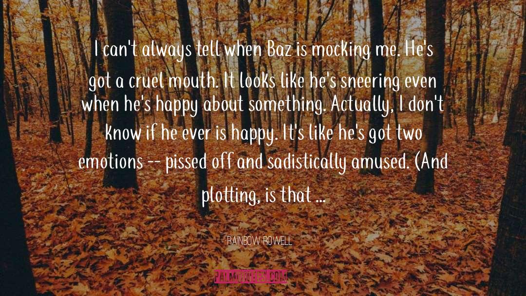 Plotting quotes by Rainbow Rowell