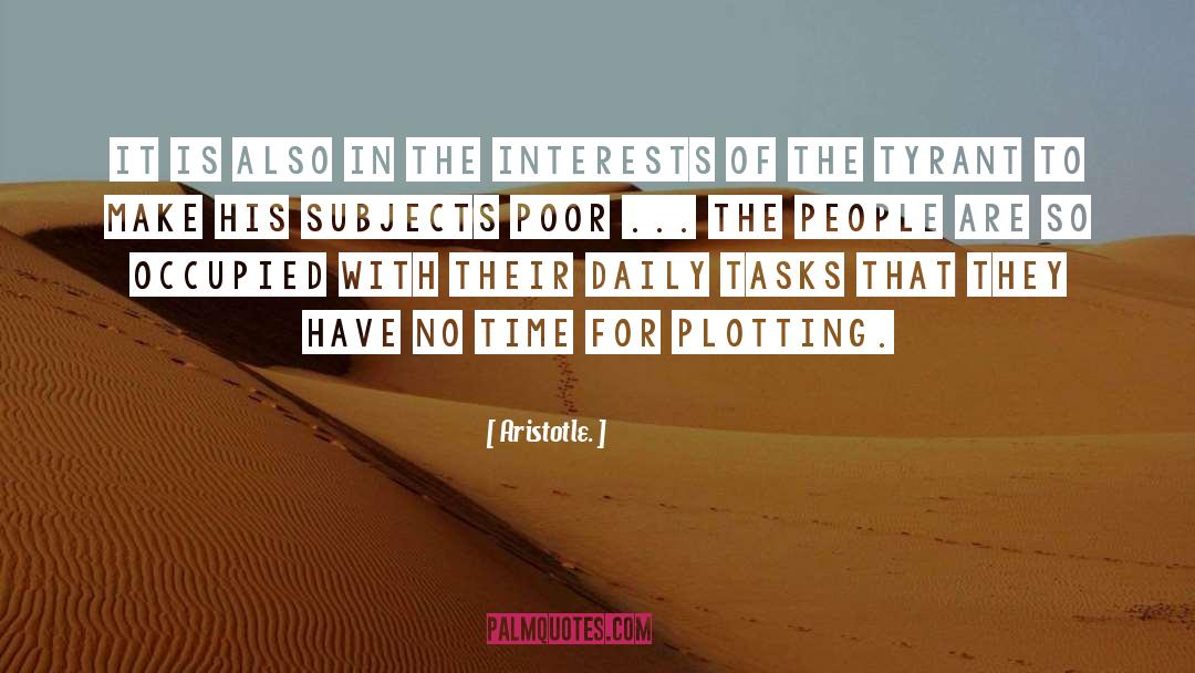 Plotting quotes by Aristotle.