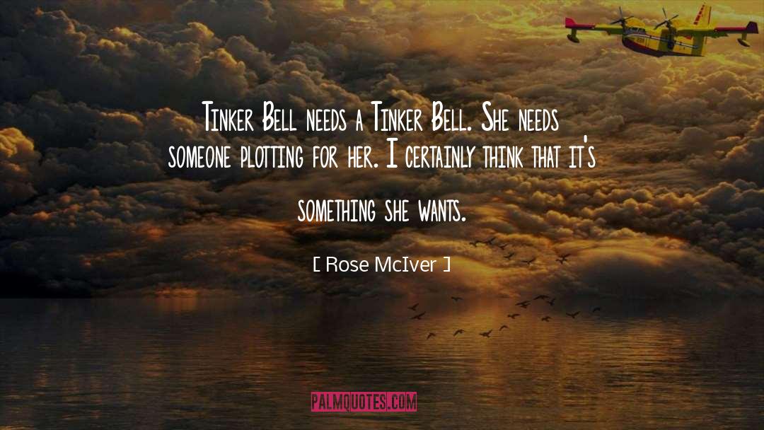 Plotting quotes by Rose McIver