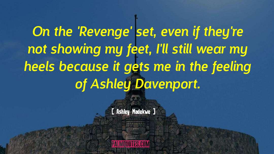 Plotting Revenge quotes by Ashley Madekwe