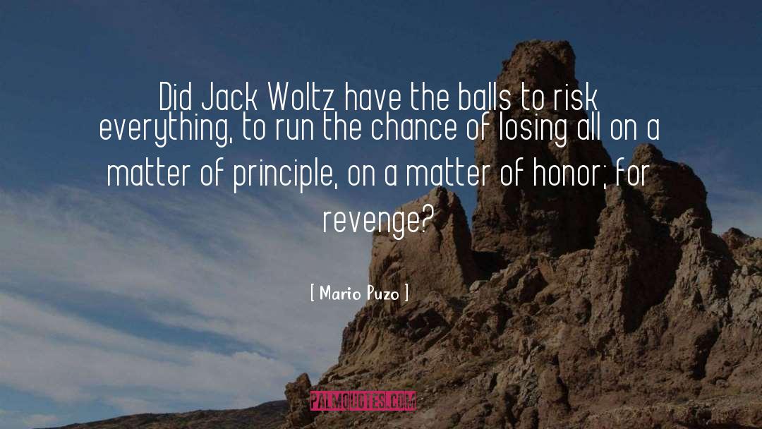 Plotting Revenge quotes by Mario Puzo