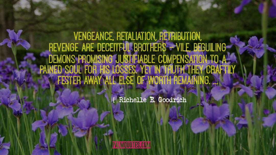 Plotting Revenge quotes by Richelle E. Goodrich