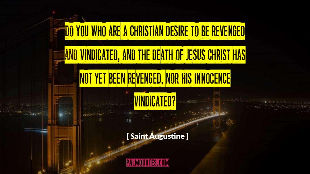 Plotting Revenge quotes by Saint Augustine