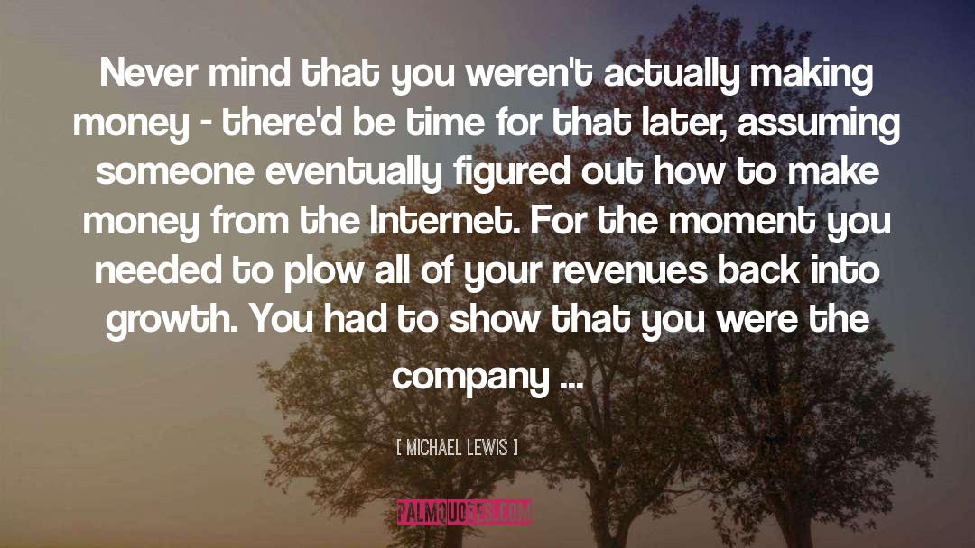Plow quotes by Michael Lewis