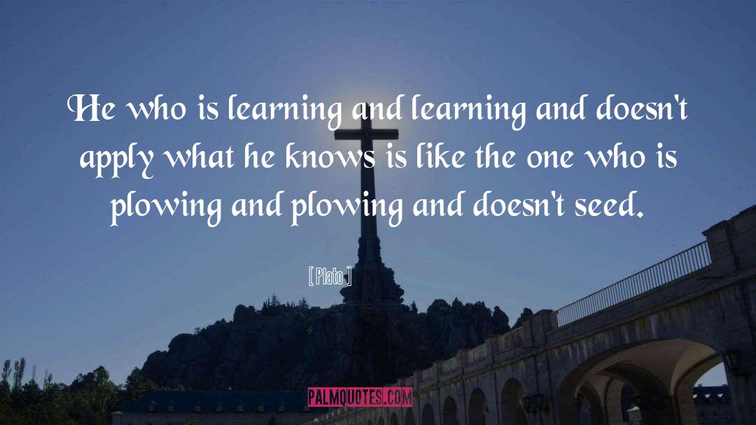 Plowing quotes by Plato