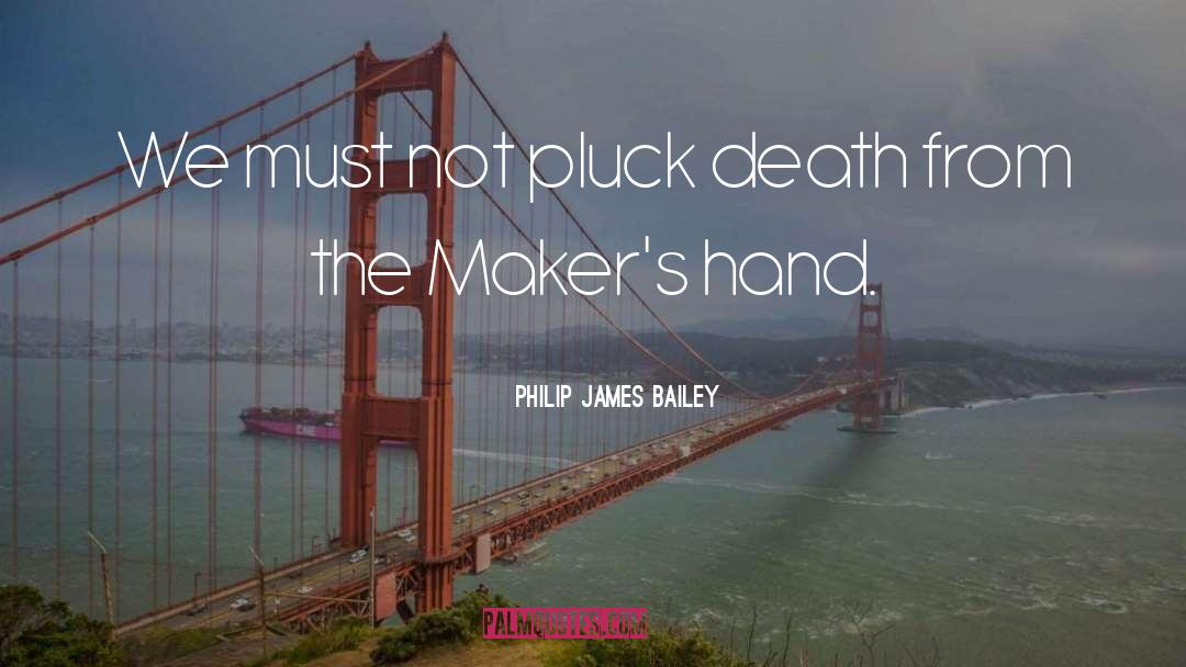 Pluck quotes by Philip James Bailey