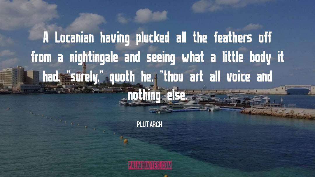 Plucked quotes by Plutarch