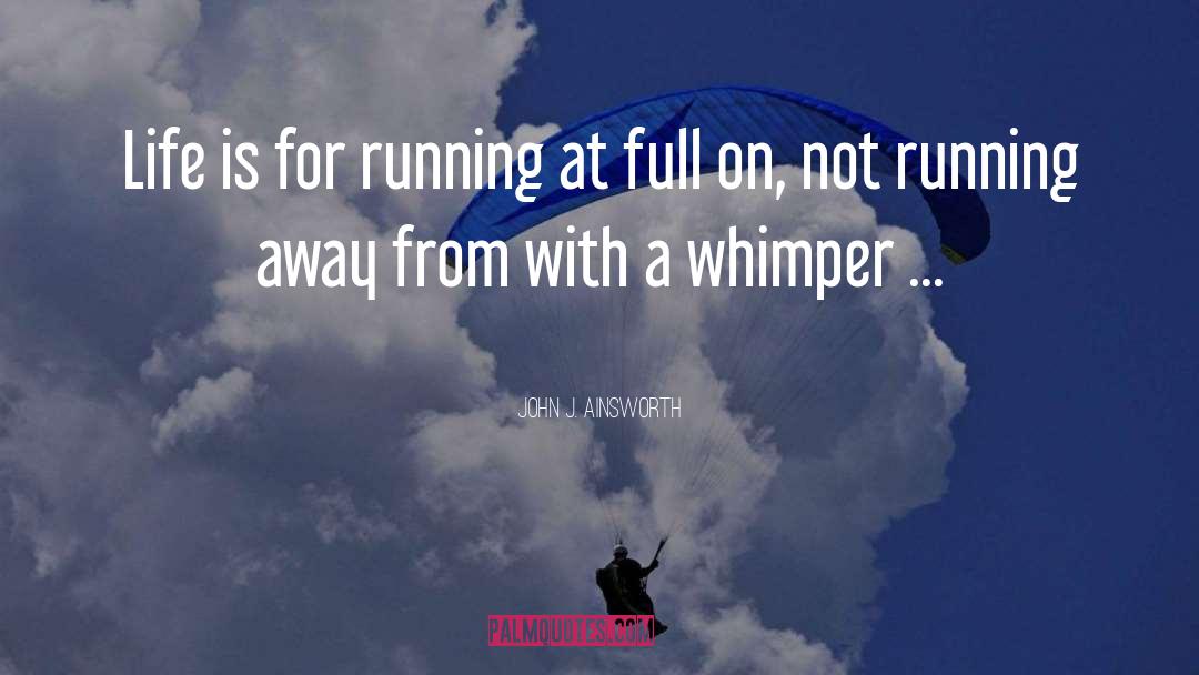 Plug Away At Life quotes by John J. Ainsworth