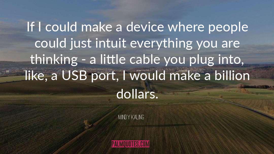 Plugs quotes by Mindy Kaling