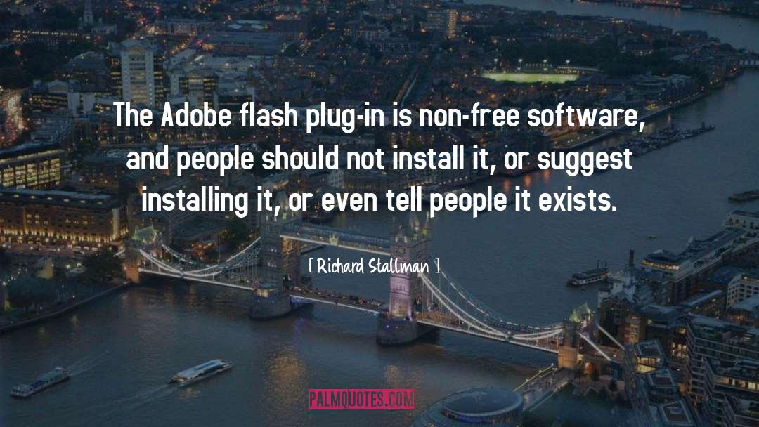 Plugs quotes by Richard Stallman