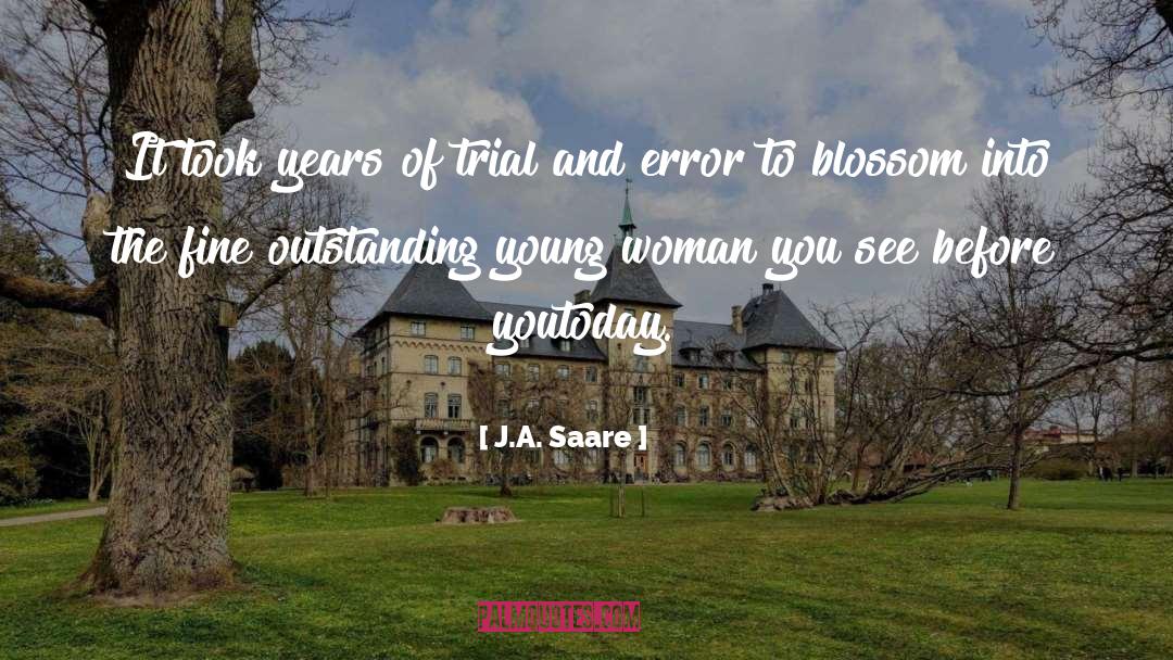 Plum Blossom quotes by J.A. Saare