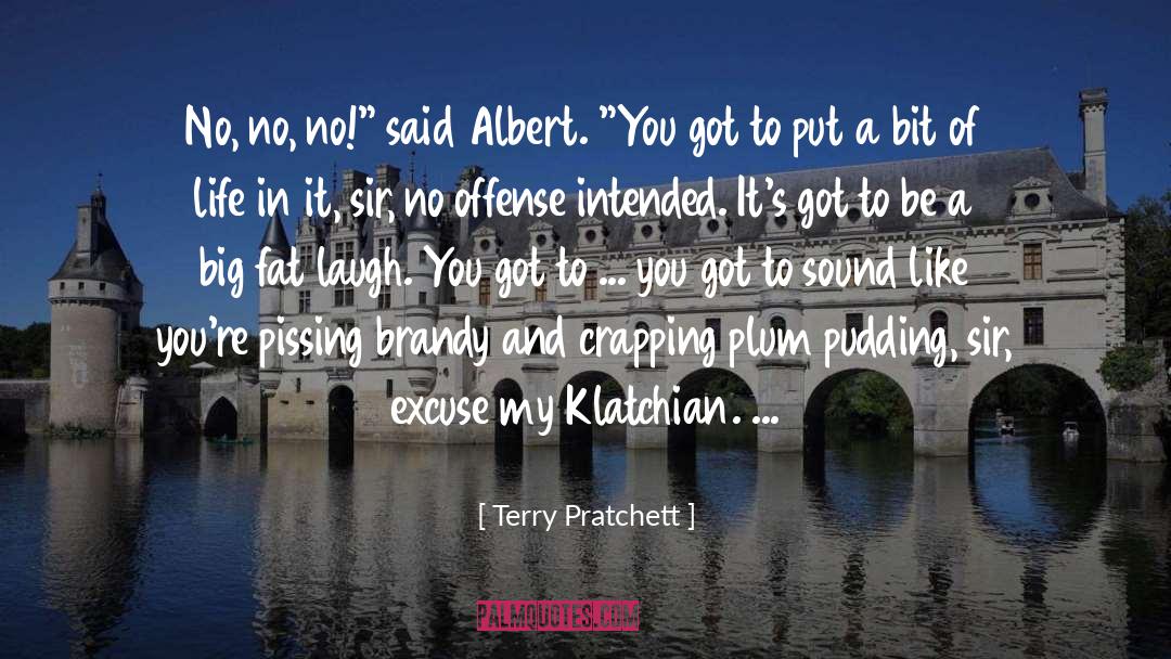 Plum quotes by Terry Pratchett