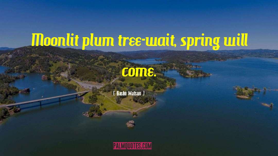 Plum Tree quotes by Basho Matsuo