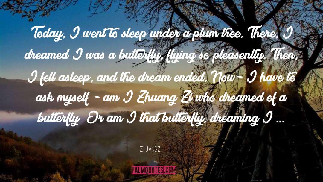 Plum Tree quotes by Zhuangzi