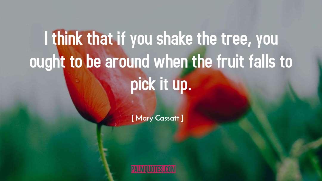 Plum Tree quotes by Mary Cassatt