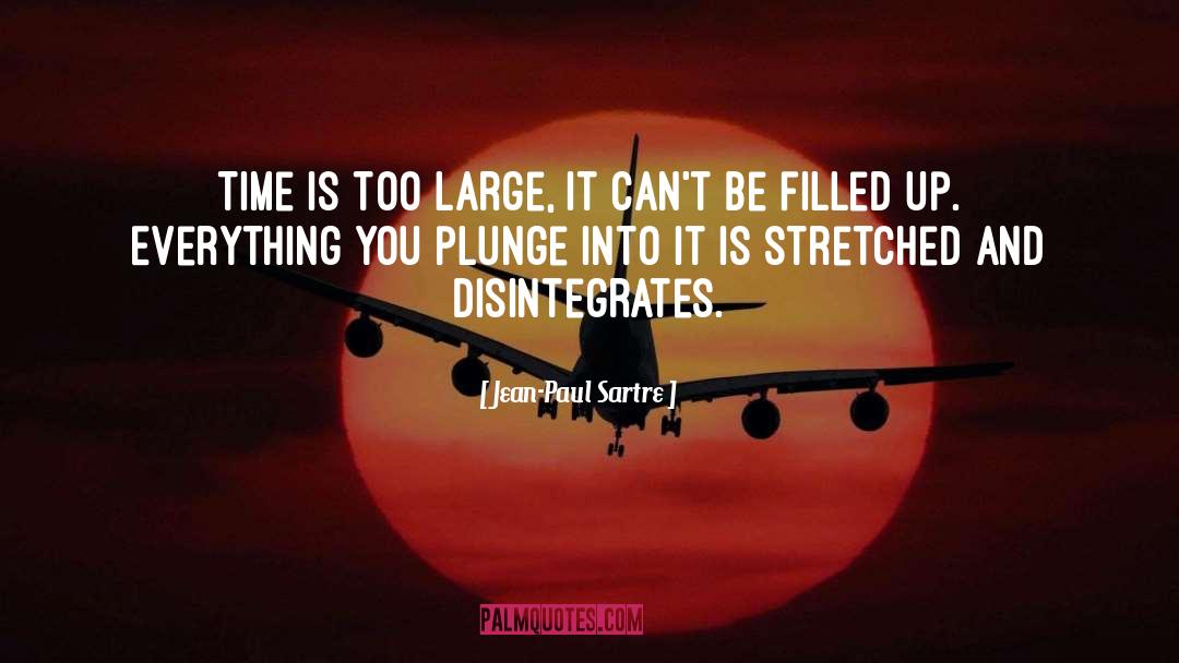 Plunge quotes by Jean-Paul Sartre