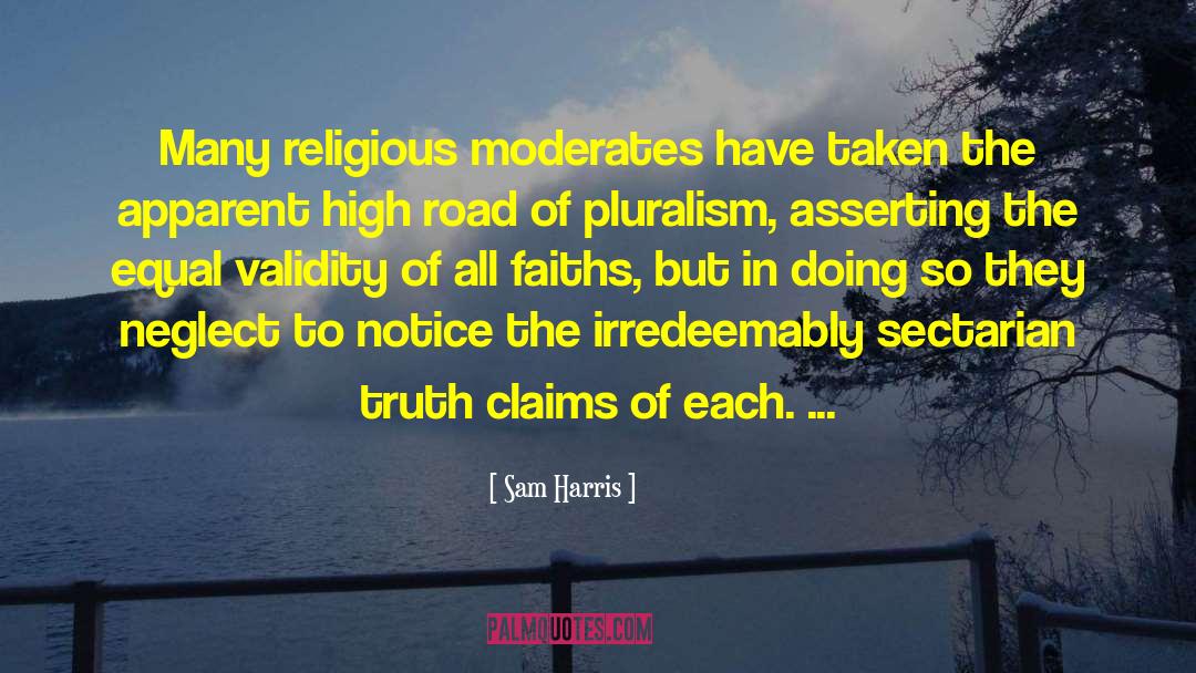 Pluralism quotes by Sam Harris