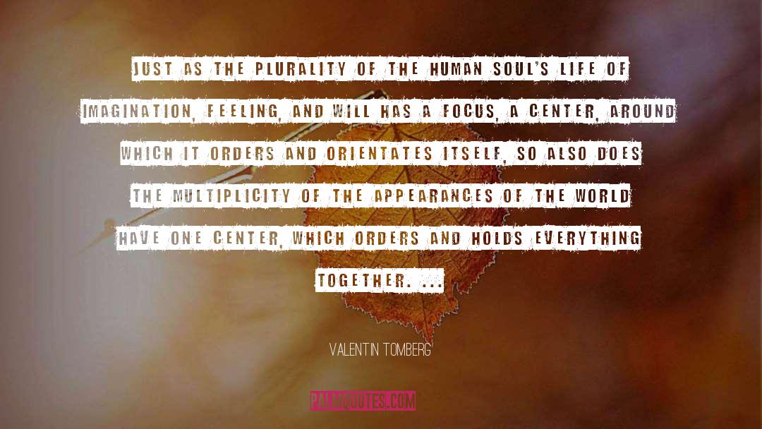 Plurality quotes by Valentin Tomberg